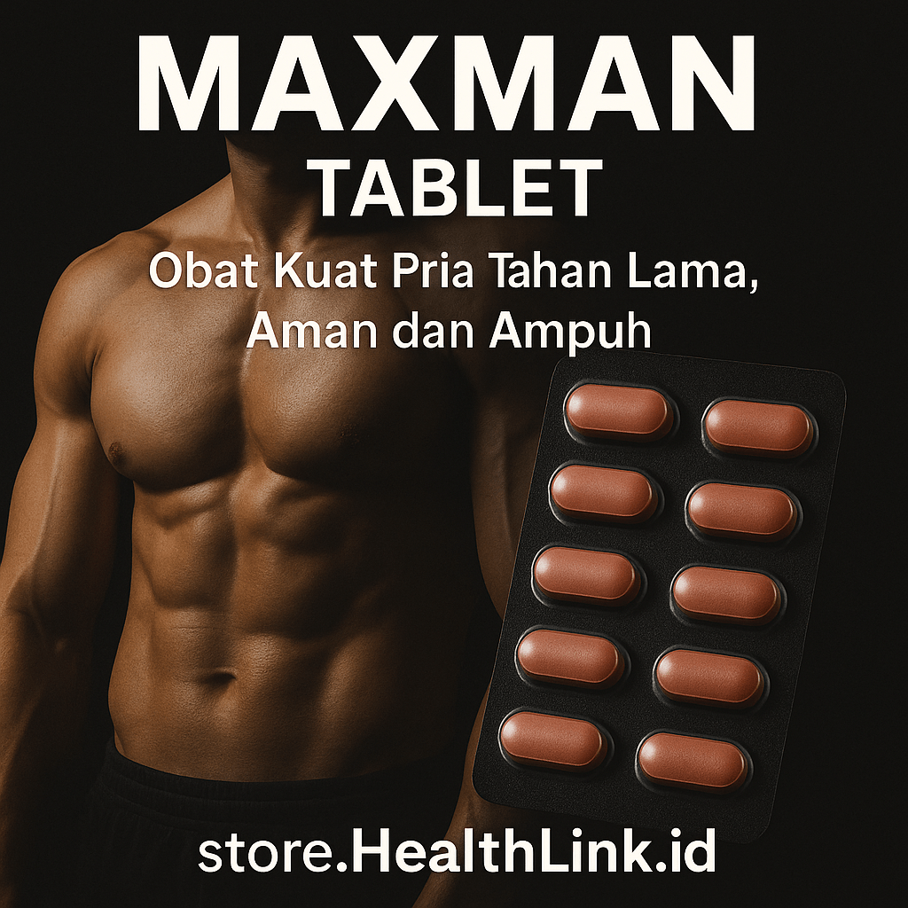 Maxman Tablet - Obat Kuat Pria Tahan Lama, Aman dan Ampuh