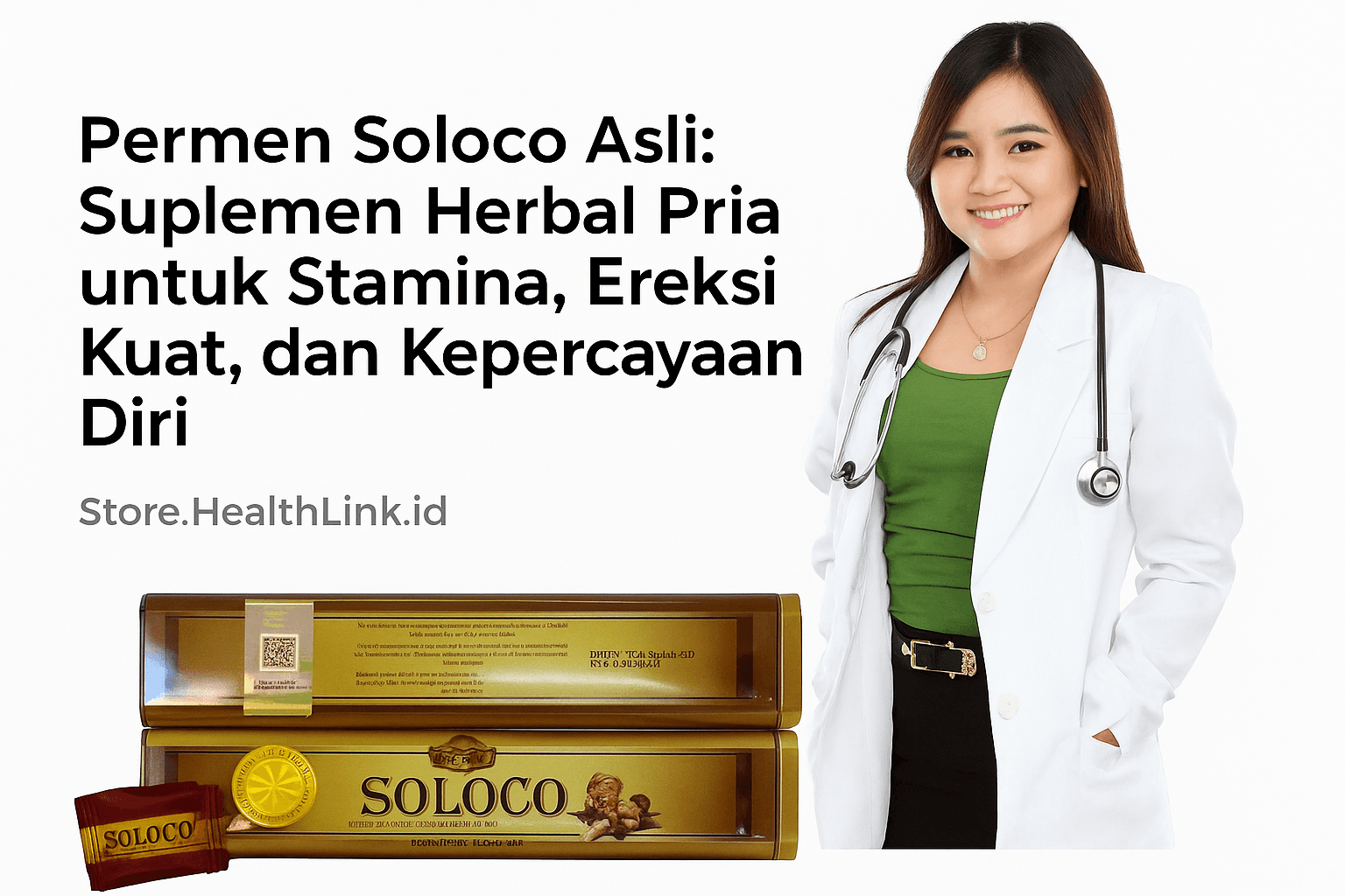 Permen Soloco Asli: Suplemen Herbal Pria untuk Stamina, Ereksi Kuat, dan Kepercayaan Diri