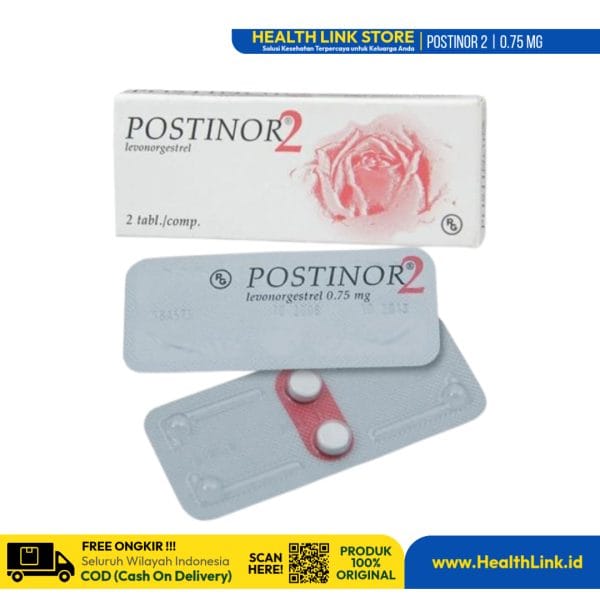 Postinor 2 - Pil KB Darurat 0.75 mg Aman dan Terpercaya