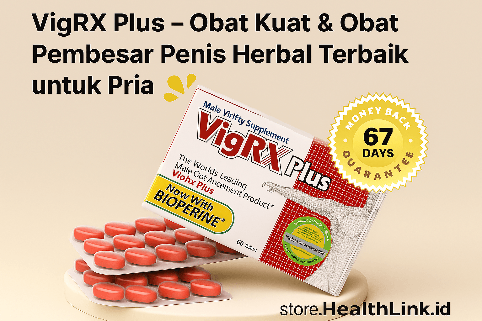 VigRX Plus – Obat Kuat & Obat Pembesar Penis Herbal Terbaik untuk Pria