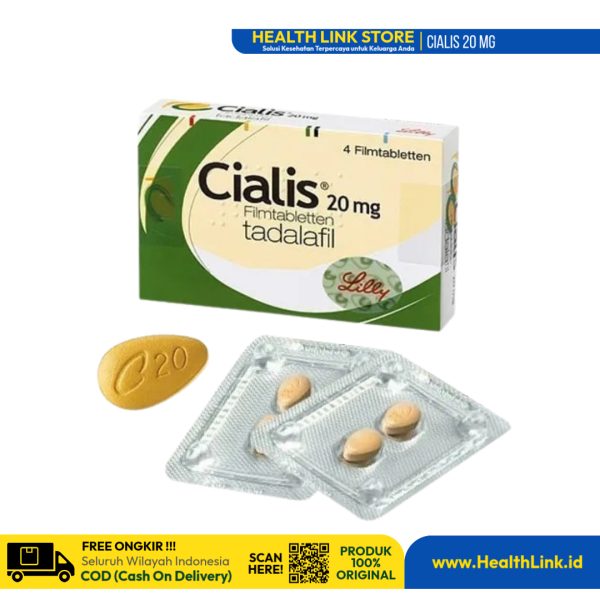 Cialis 20 mg - Obat Ereksi Pria Tahan Lama & Aman Terpercaya