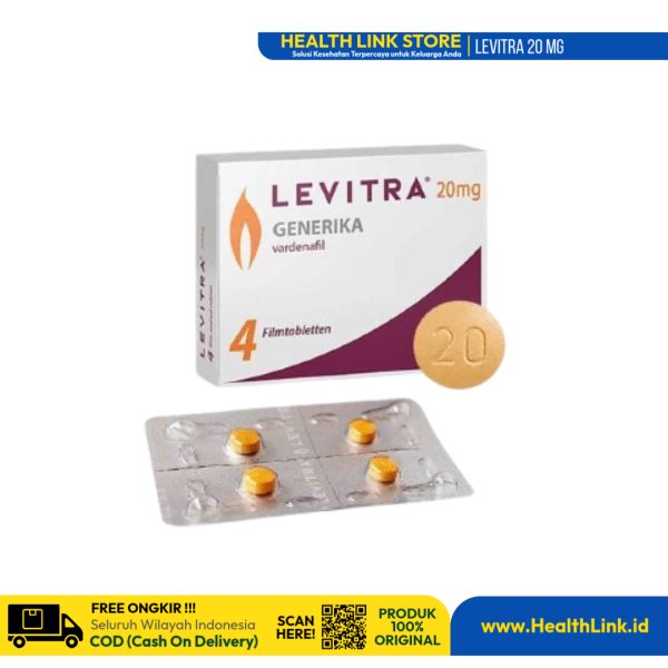 Levitra 20 mg - Obat Ereksi Pria Tahan Lama dan Terpercaya